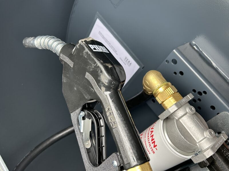 1000 Liter Diesel tank på tilhenger
