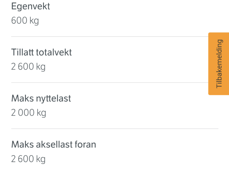 Stor tilhenger/Biltransporter/maskin henger